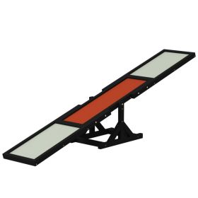 Wooden Dog Agility Seesaw for Training and Exercise, Black (Option: Black-815x350x150 mm)
